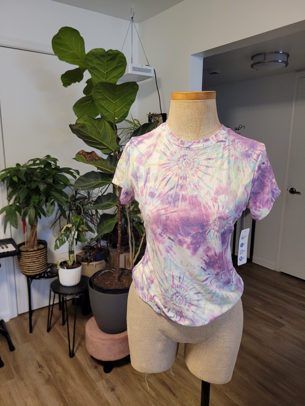 New! YummySoft Tie-Dye Ribbed Top